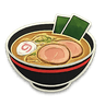Ramen cuisine stamp